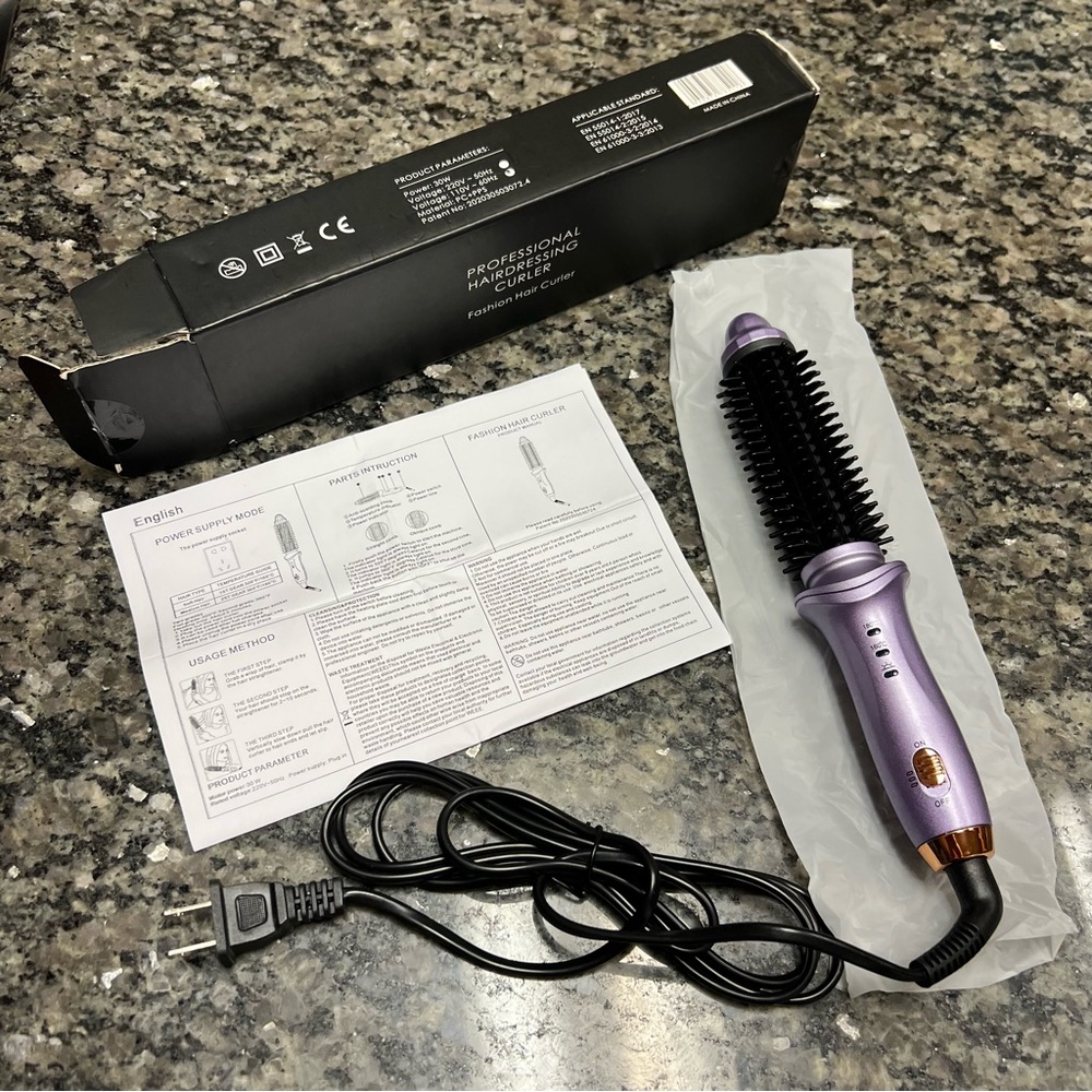 NEW ! Professional Electric Hair Curling Brush - Picture 3 of 10